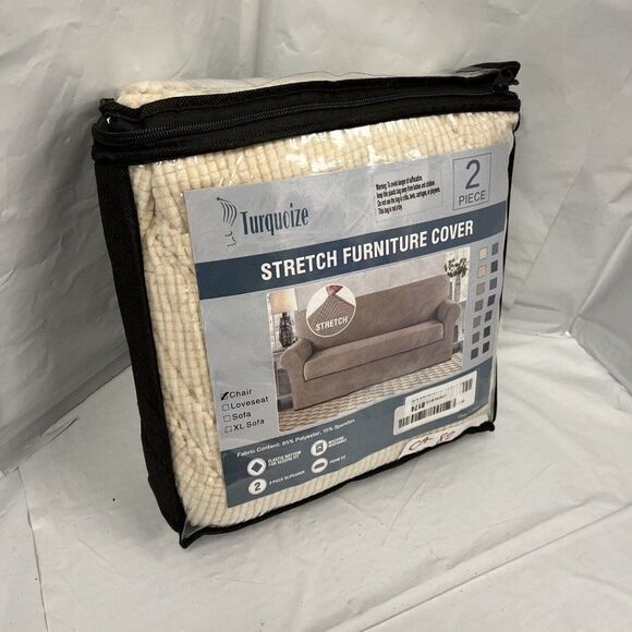 Turquoize Furniture Protector Soft Non Slip Stretch Velvet Sofa Covers CA82 - Picture 2 of 6